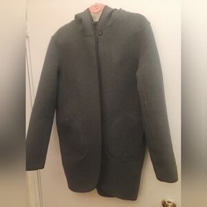Lululemon Gray Reversible Hooded Coat - Large